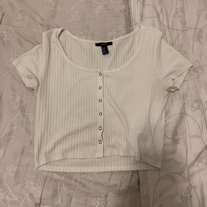 Forever 21 Cropped Button Down
